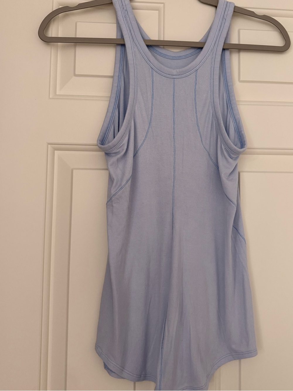 Light Blue Purple Lululemon Women’s Ribbed Tank Top Medium